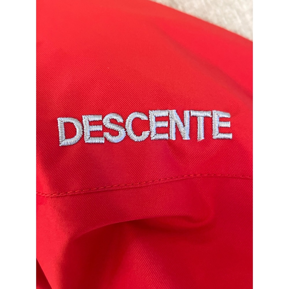 descente‎ Juniors Red Airdrive ski Jacket Red And White Trim Size 12